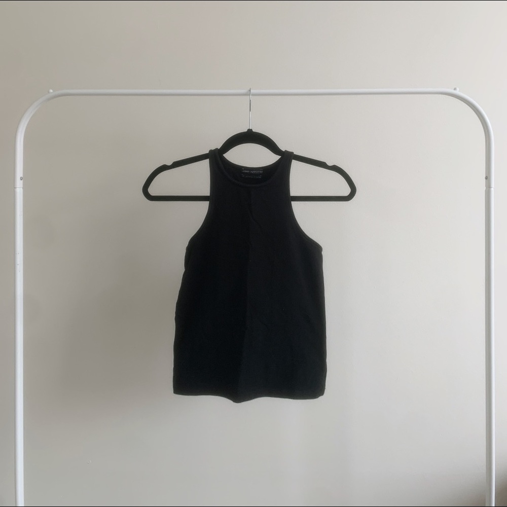black tank top